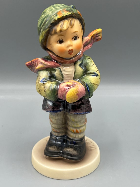 Vintage Goebel Hummel Figurine: 'it's Cold' Boy in Coat - Etsy