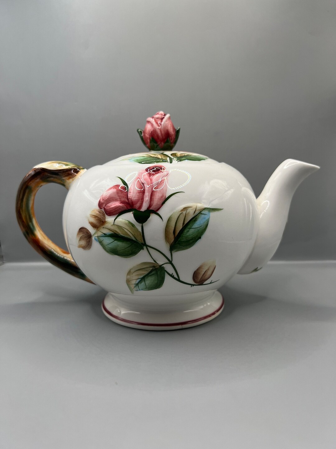 Vintage Blueware Ceramic Swan Teapot by Takahashi - 12 Fluid Ounces ...