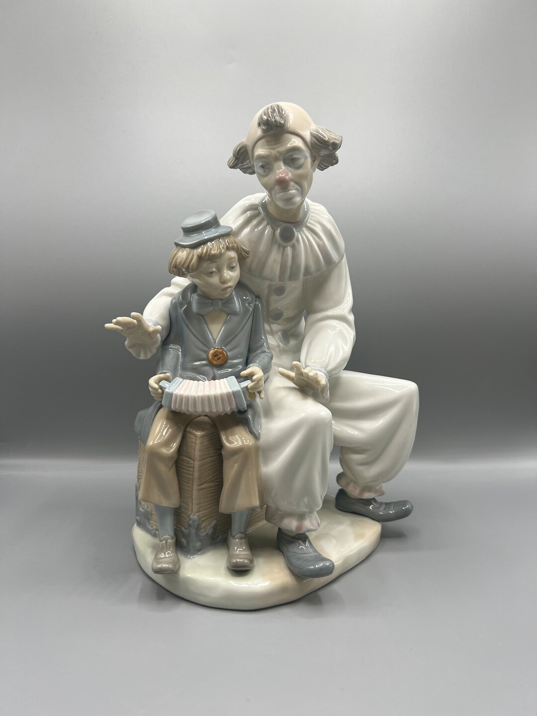 楽天市場】LLADRO リヤドロ アコーディオンを持つピエロ フィギュリン