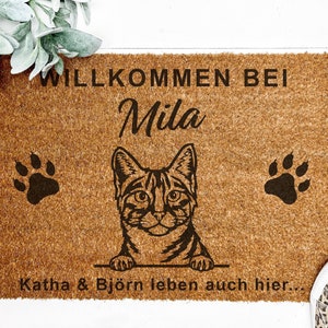 Katze fußmatte