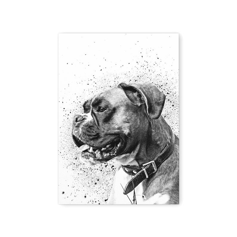 Dog Portrait Personalized Photo Dog Portrait For Dog Owner Gift Animal Portrait Ohne Rahmen