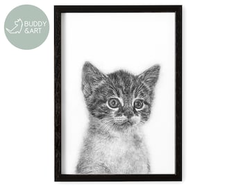 Cats Portrait By Photo Personalized Cat Picture Cat Portrait Gift