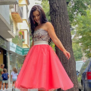 Jupe longue corail mariage online