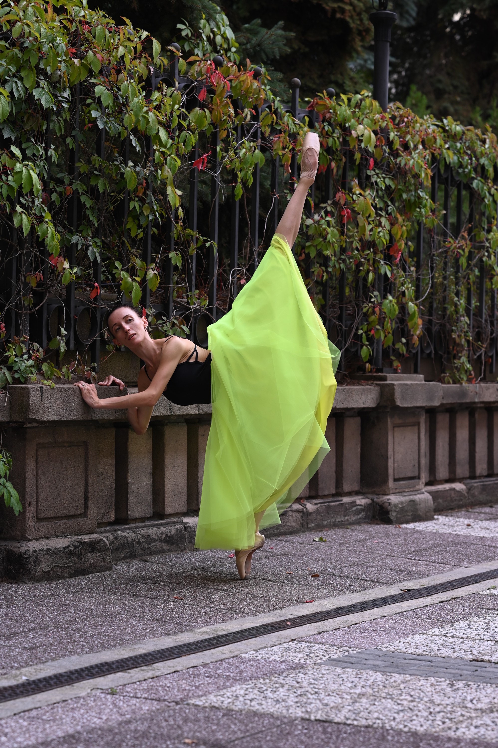 Neon Green Tulle Skirt | Midi 6 Layers Tulle Skirt | Party