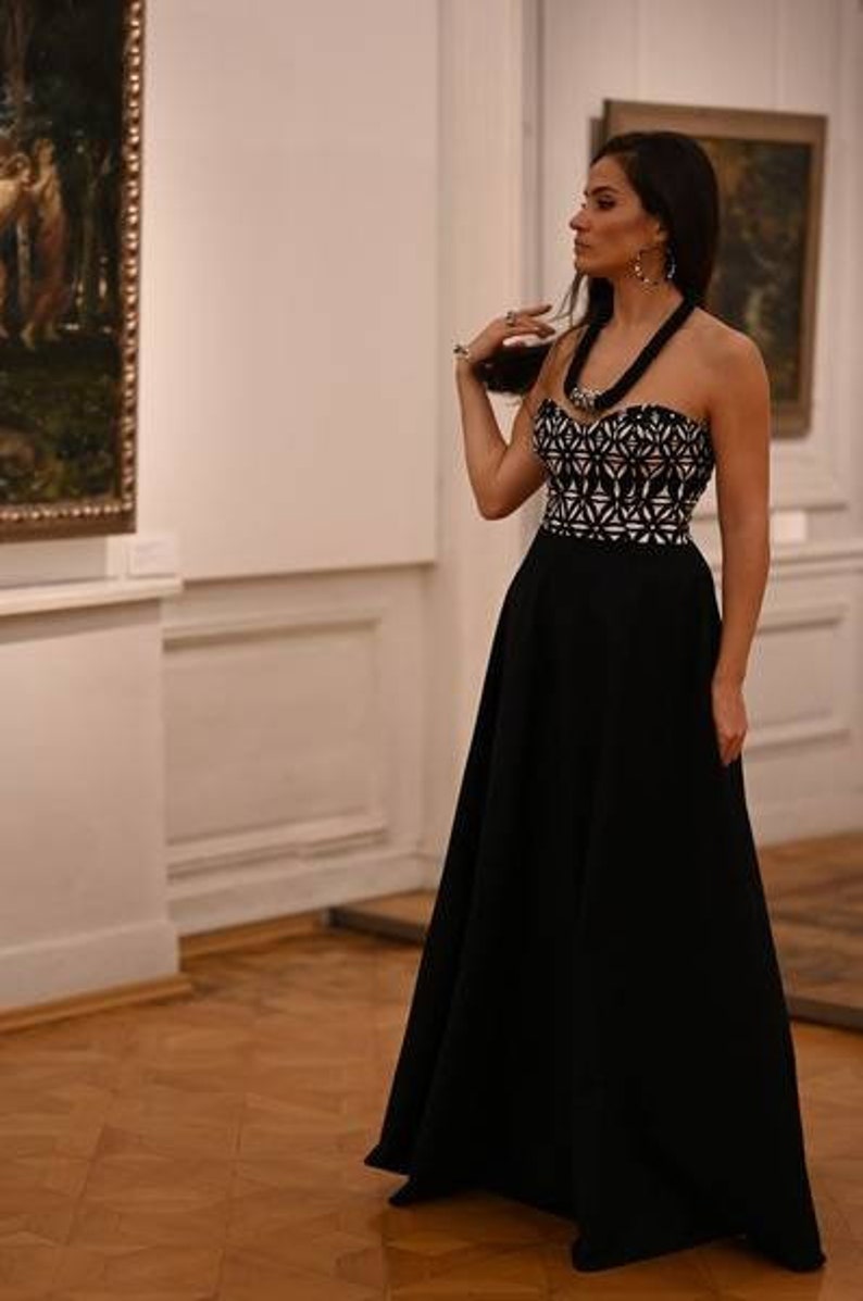 Black maxi dress wedding guest Clearance