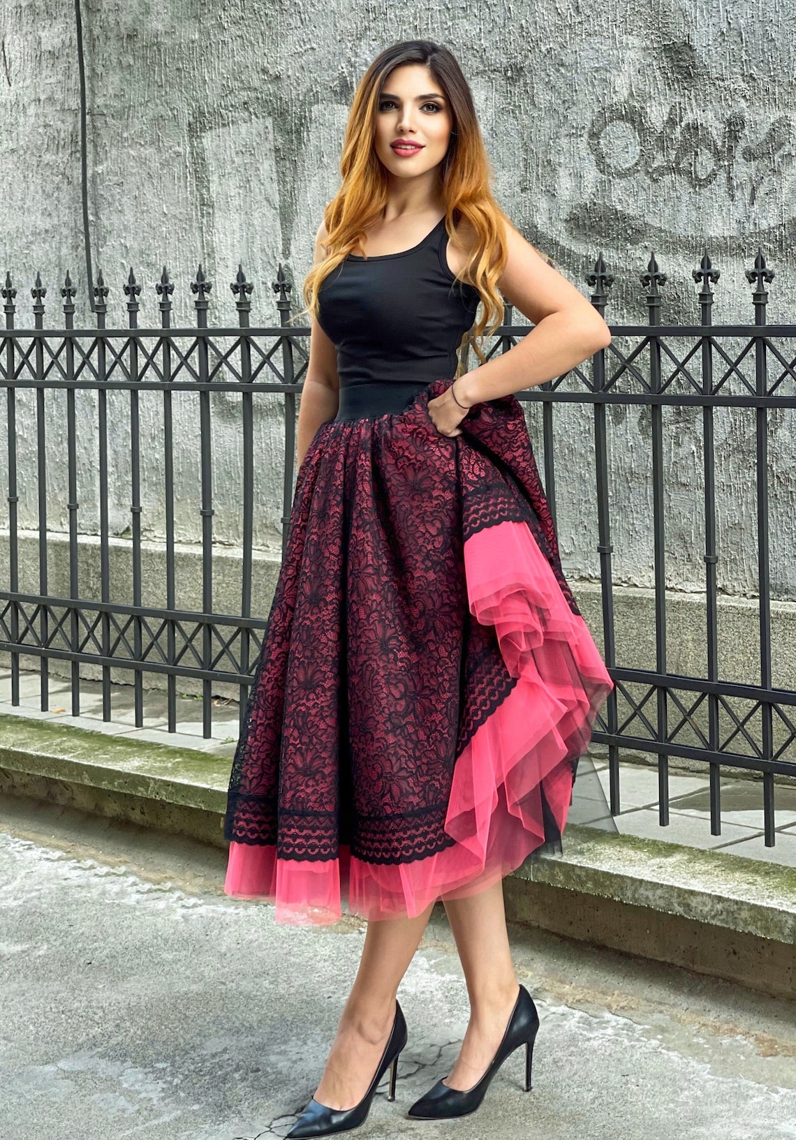 velvet dress with pockets