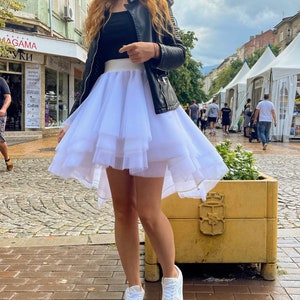 Jupe tulle asymétrique online