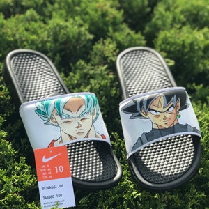 dragon ball nike slides