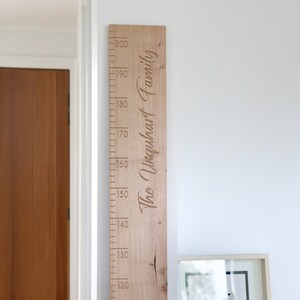Wooden Hardwood Height Ruler Chart - Etsy Australia