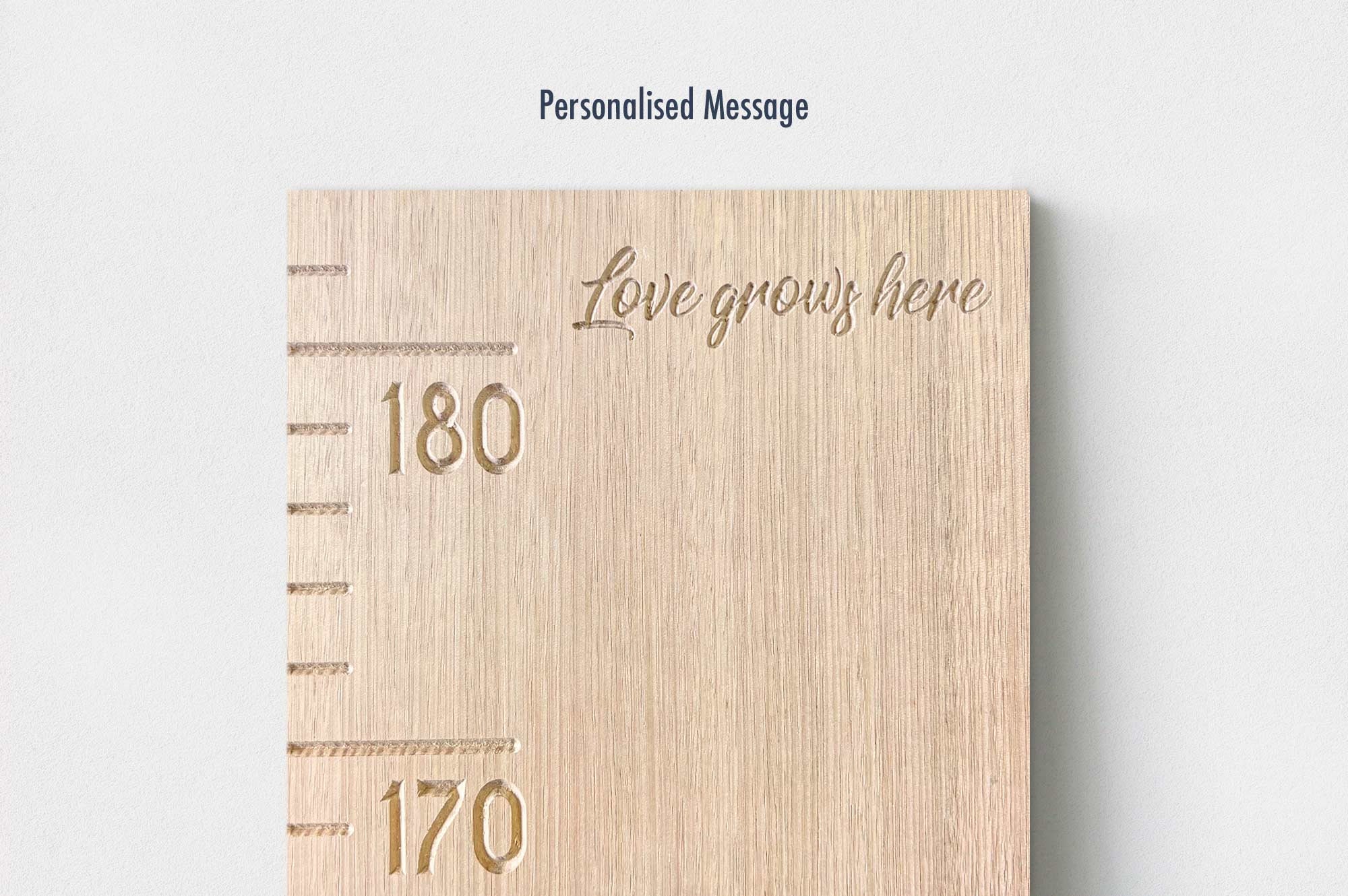 Hauty Ruler Wooden Hardwood Height Ruler Chart - Etsy Australia