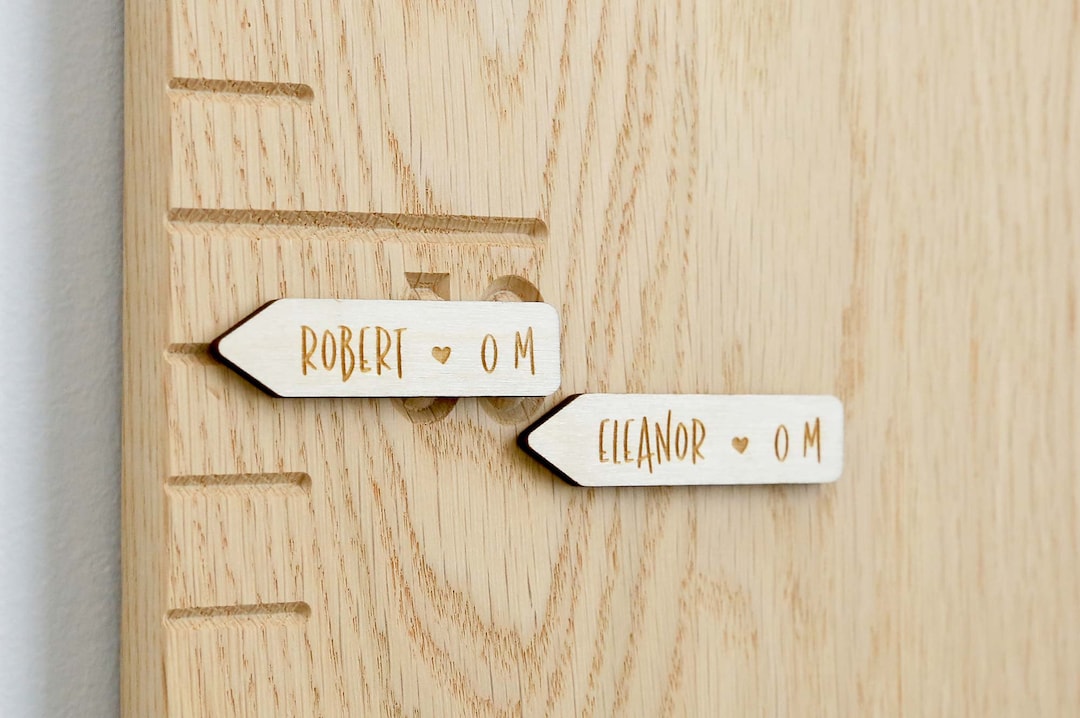 Arrow Wooden Height Ruler Markers - Etsy Australia