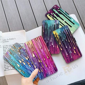 Coque de téléphone personnalisée Collection Design Motif goutte à goutte Protection mobile Premium pour iPhone 16 15 Pro Max Samsung S25 S24 Ultra cadeau cadeau