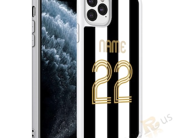 Personalized FOOTBALL Retro Jersey Shirt PHONE CASE For Samsung Galaxy – Custom Name And Number Options Durable Protective Cover 150