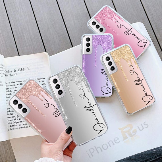 PERSONALISED Gel Grip Phone Case for Samsung Galaxy Models 