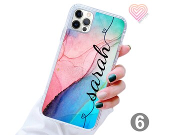 Personalised Any Name Phone Case Cover For Apple 12 11 X ETC Samsung S21 A21s A12 S20 FE S20 A52 A42 A32 Huawei P Smart P30 P20 Models 167-6
