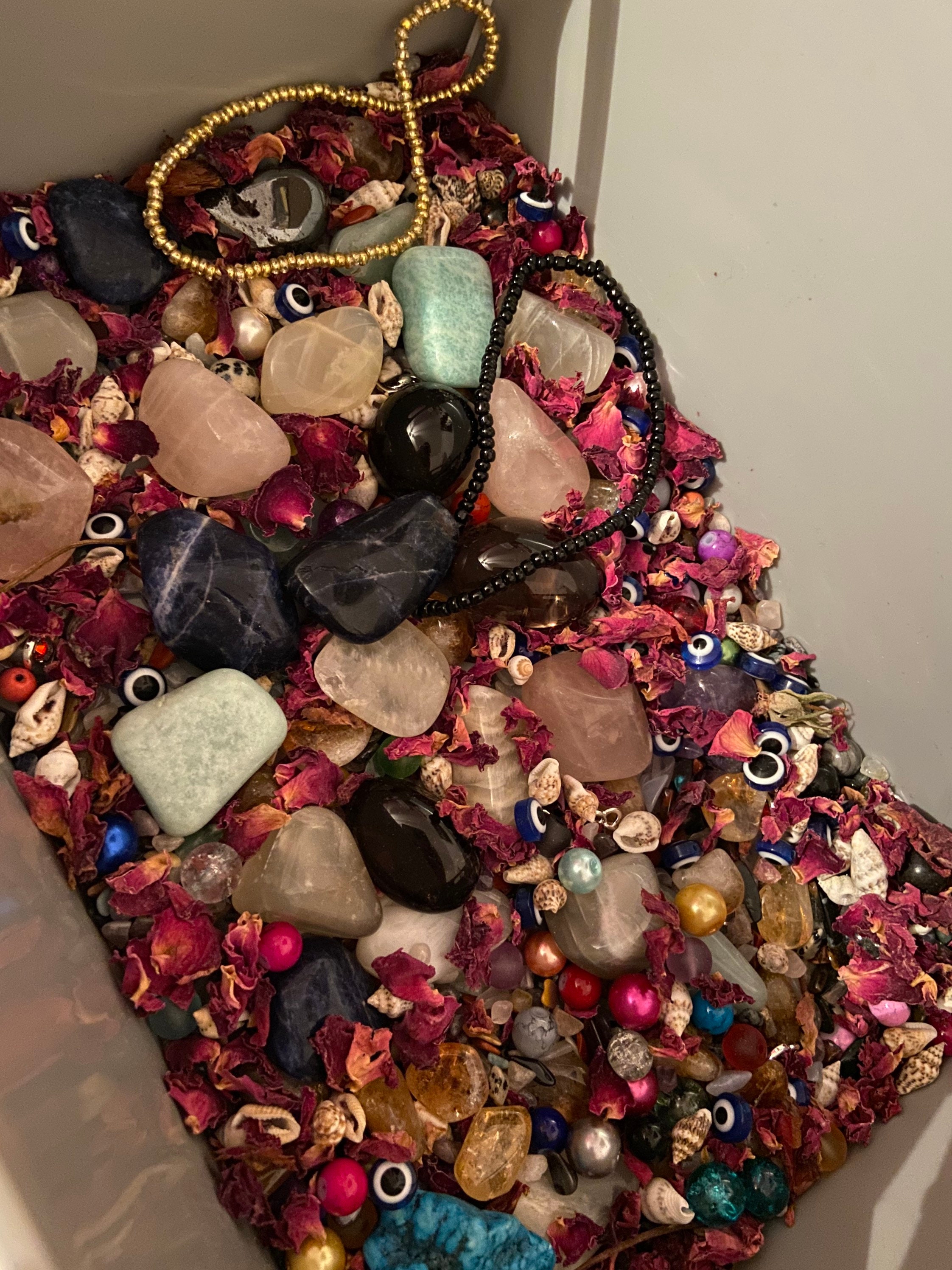 Crystal confetti scoops tik tok gemstones crystals Etsy