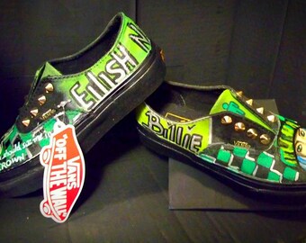 billie eilish custom vans