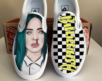 billie eilish custom vans