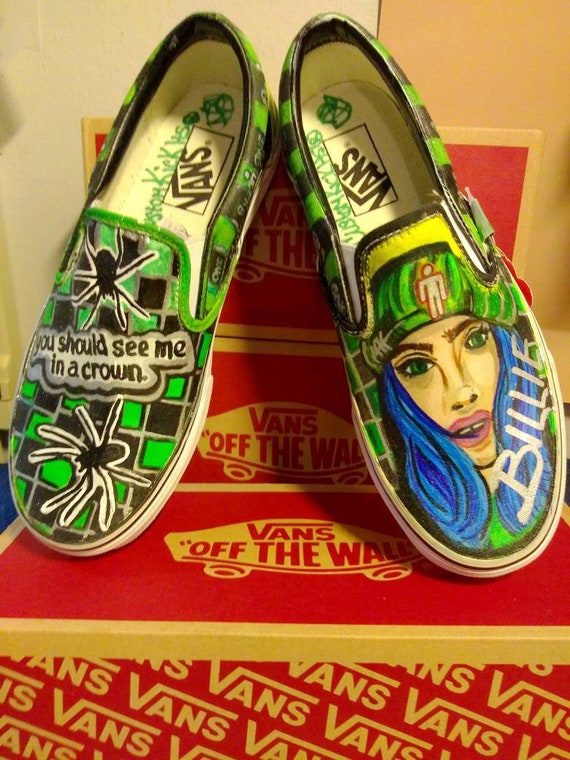 billie eilish custom vans