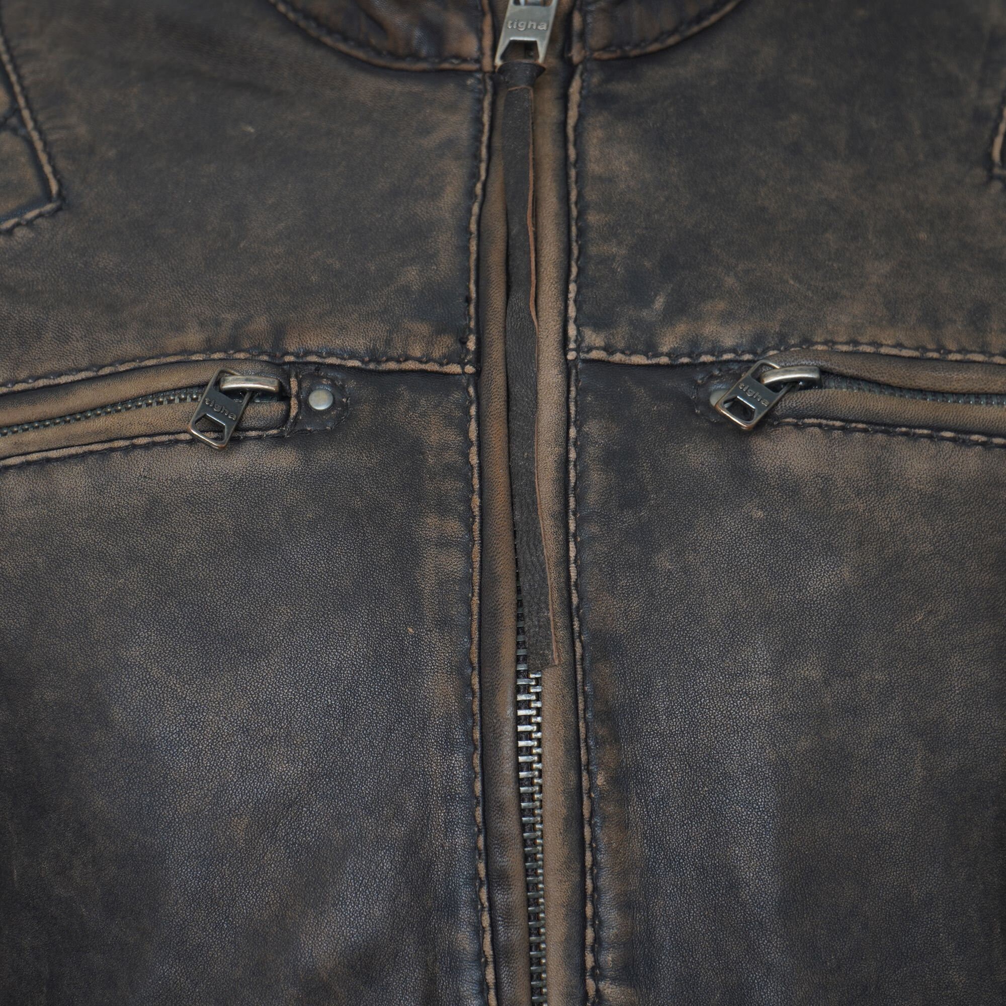 Real Sheep Leather Jacket Best Quality Antique Look Handmade Etsy