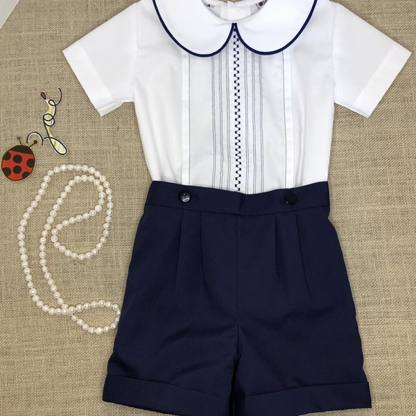 A  classic 2-piece special outfit, Boy wedding outfit, Ring Bearer, Page boy or any other special occasion.