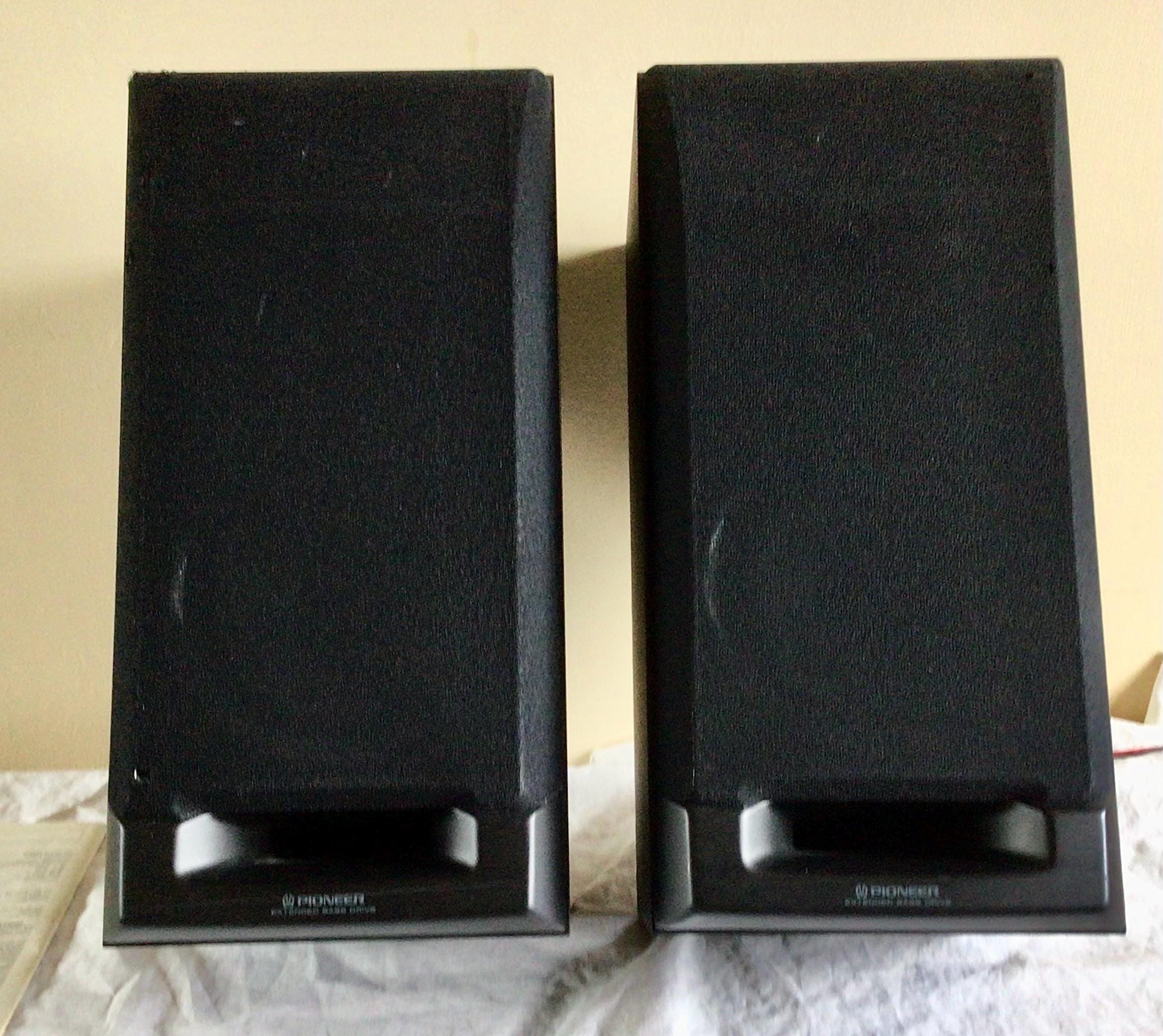 Vintage Pioneer Speakers SP520 Bookshelf Style. 1990s - Etsy