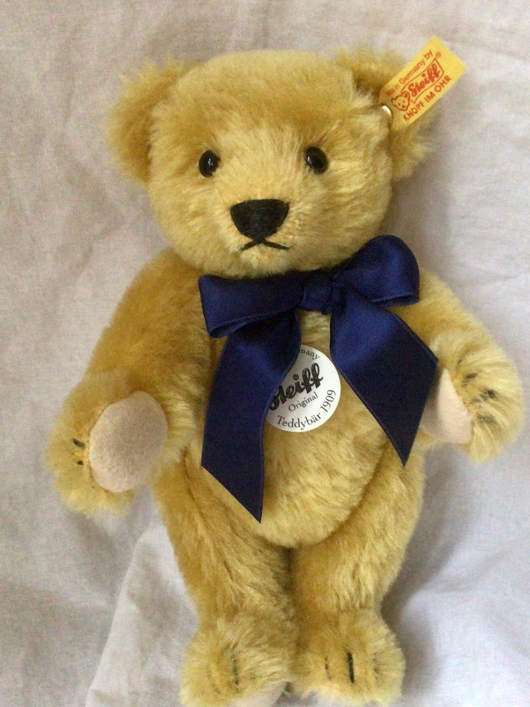 Vintage Steiff Classic 1909 Bear With Squeaker Moving Joints Made In Germany Steiff Collectable
