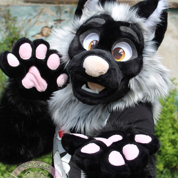 New Silver Fox Premade Fursuit Partial