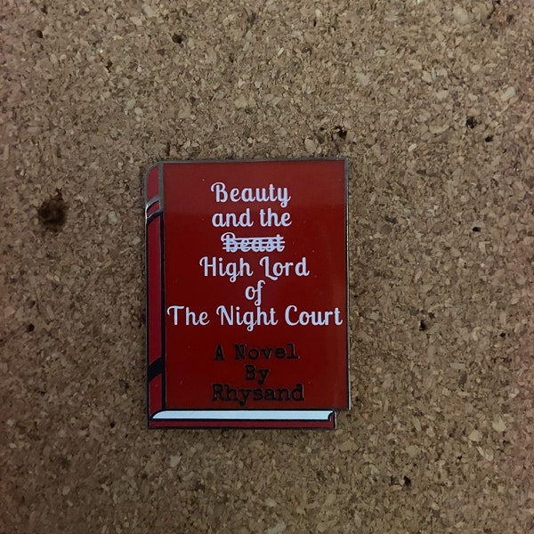 Officially Licensed Rhysand Enamel Book Pin