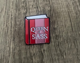 Romantasy Queen Enamel Book Pin