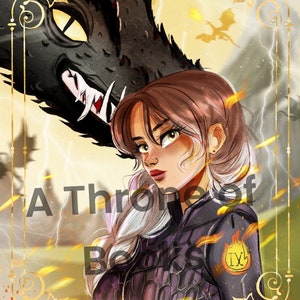 Violet Sorrengail - Officially Licensed Print - Fourth Wing