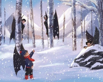 ACOTAR 雪合戦 A5 プリント