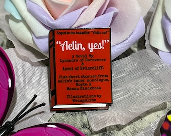 Aelin, yes! Enamel Book Pin