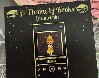 Now Playing: Leha Fire Enamel Pin