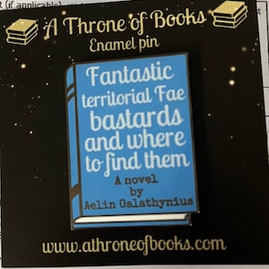 Aelin Galathynius Enamel Book Pin