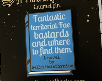 Aelin Galathynius Enamel Book Pin