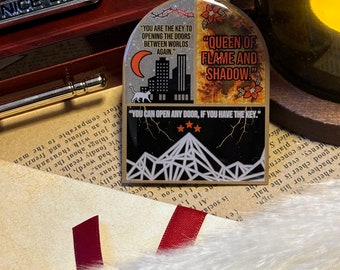 ACOTAR / Throne of Glass / Crescent City Enamel Pin