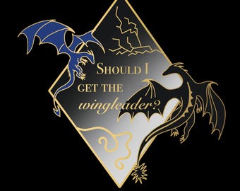 Offiziel lizensierter Fourth Wing Tairn / Sgael Enamel Pin