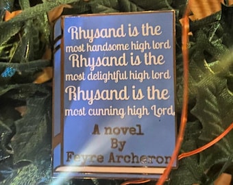 Officially Licensed Feyre Archeron  Enamel Book Pin
