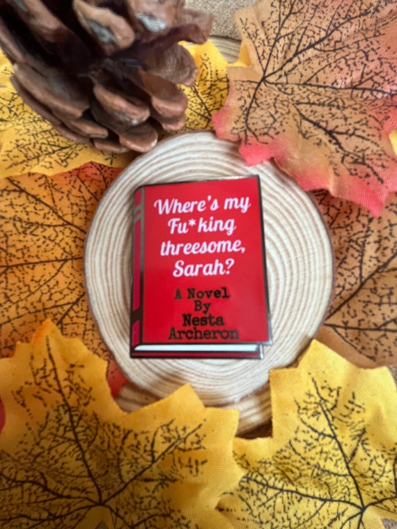 Nesta Archeron Enamel Book Pin
