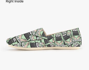 The Writer. Canvas Toms Shoes