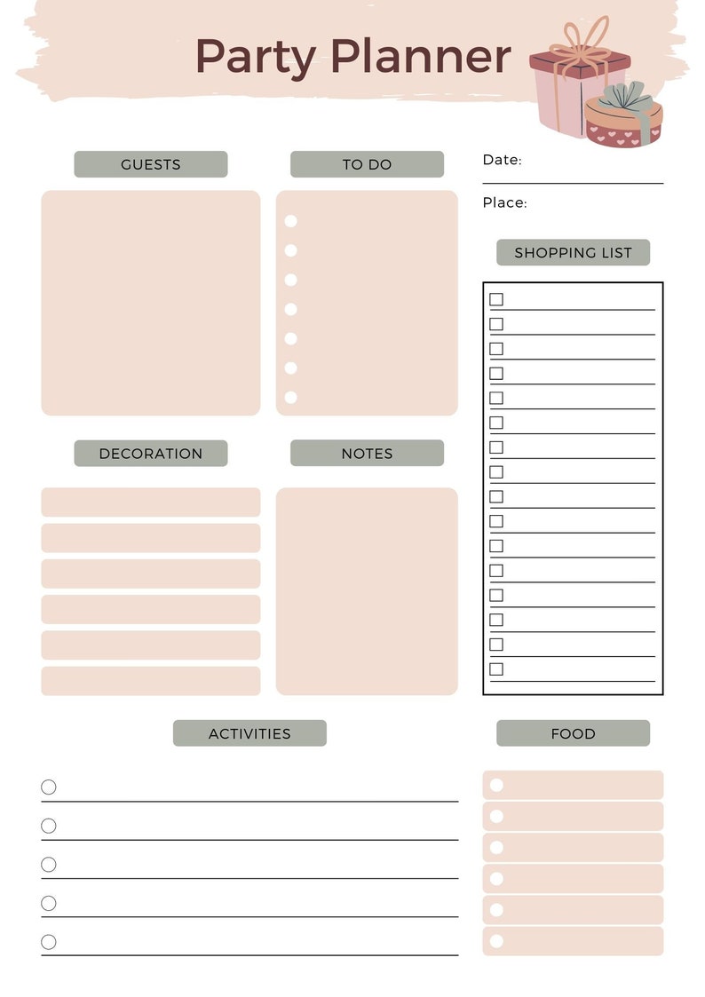 Printable Home Management Planner / Home Management Folder / Home ...
