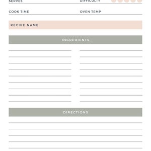 Printable Home Management Planner / Home Management Folder / Home ...