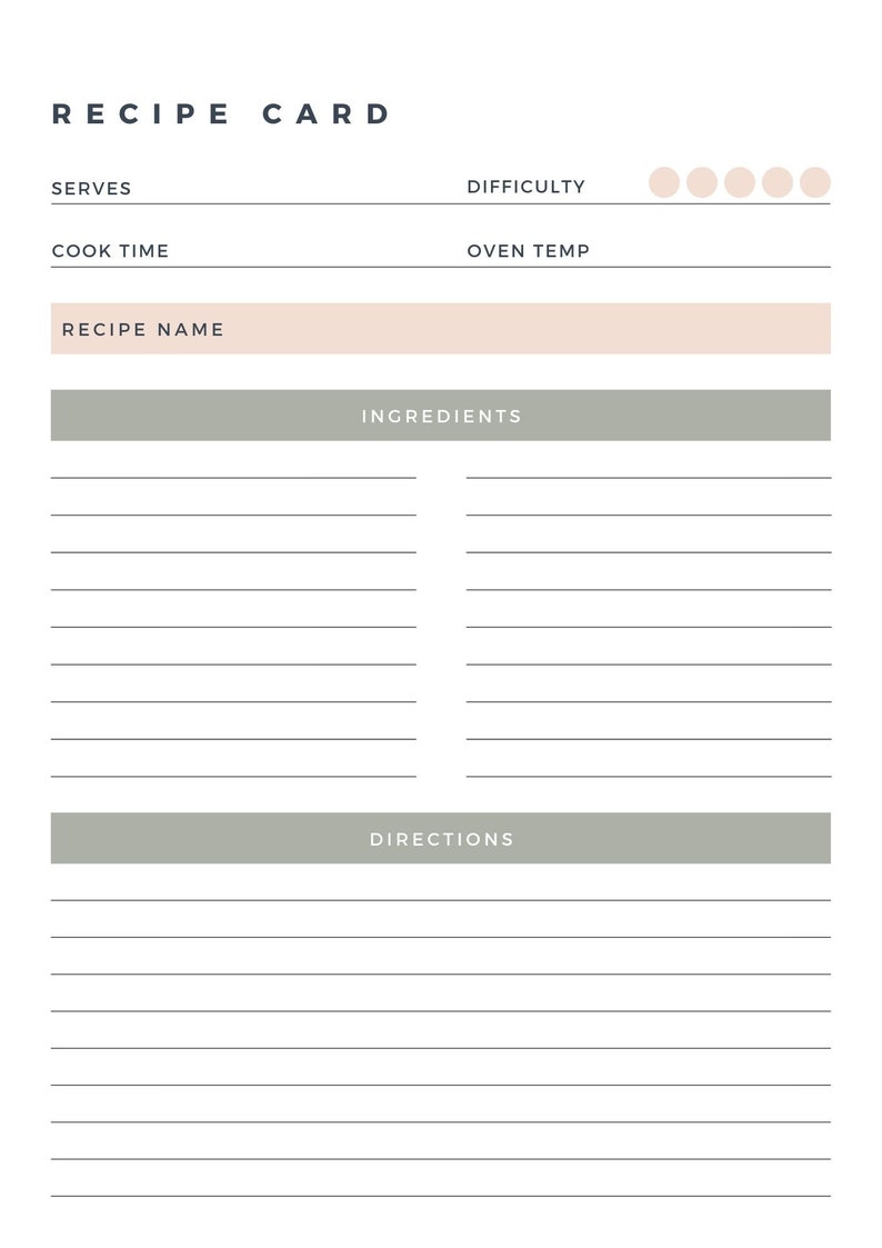 Printable Home Management Planner / Home Management Folder / Home ...