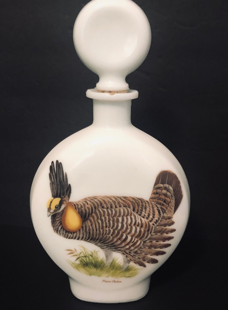 Field Birds Jim Beam Whiskey Decanters 1969 Rustic Bar Etsy