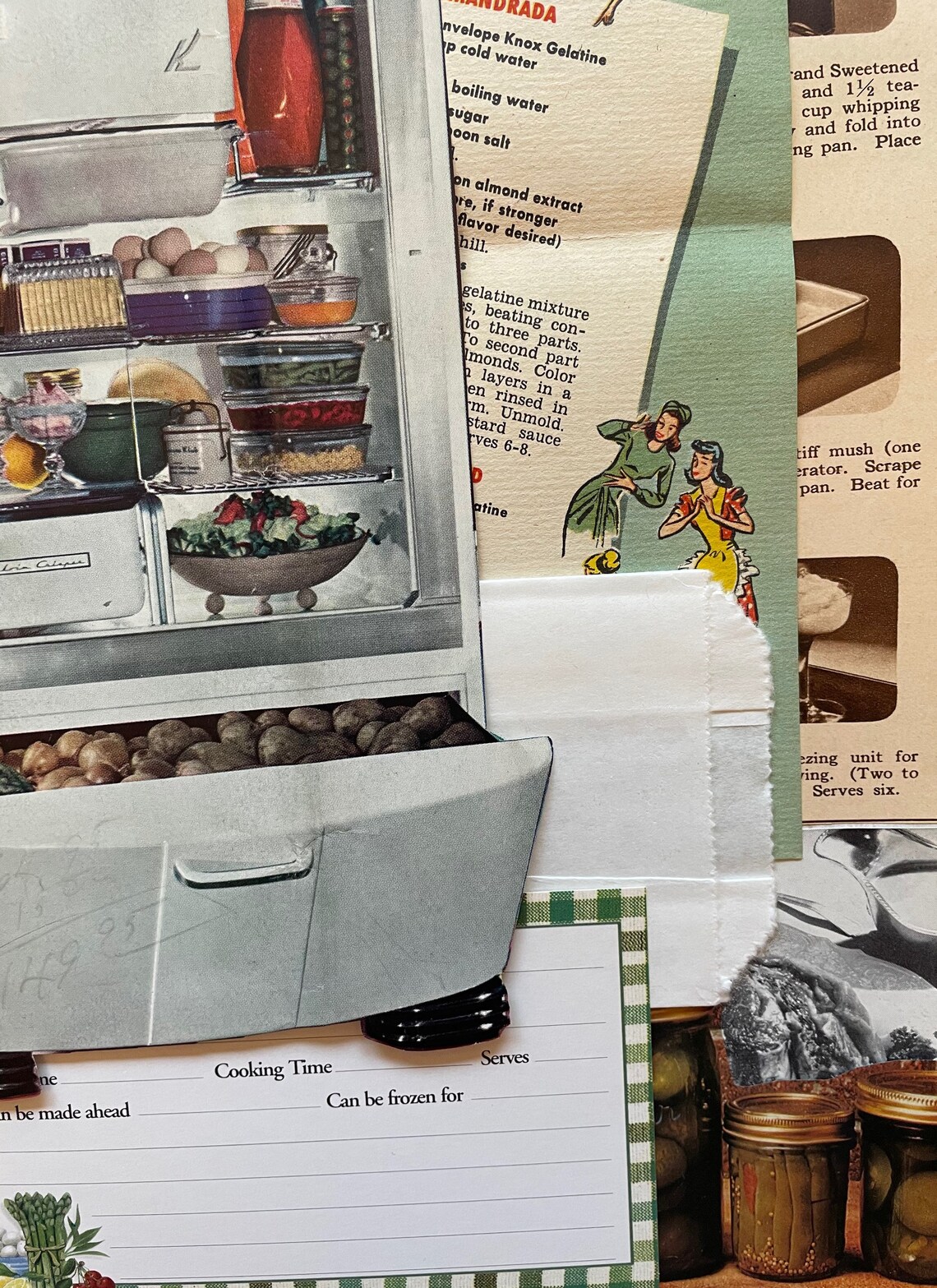 Vintage Ephemera Pack Kitchen Ephemera Vintage Kitchen Junk Etsy