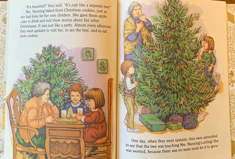 Vintage 1987 the Christmas Tree That Grew Little Golden Book Etsy