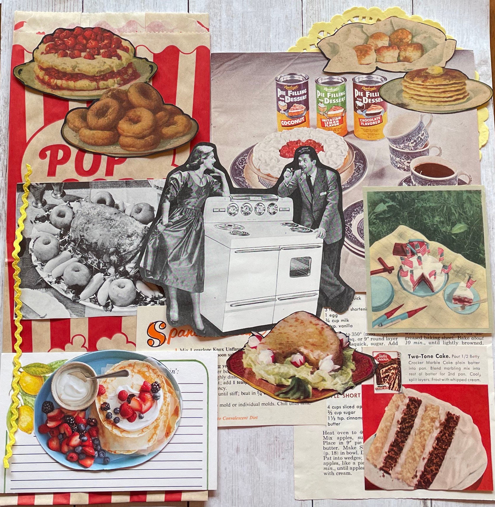 Vintage Ephemera Pack Kitchen Ephemera Vintage Kitchen Junk Etsy