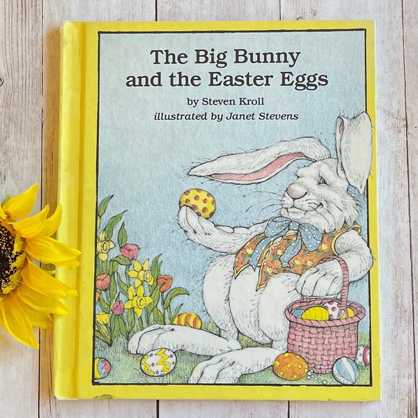 Vintage 1982 The Big Bunny and the Easter Eggs, Weekly Reader Book, Children's Book, Storybook, Picture Book, Bedtime Story, Easter Book