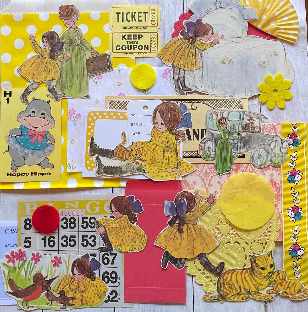 Vintage Ephemera Pack Vintage Ephemera Junk Journal Etsy